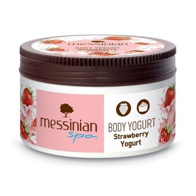 Messinian Spa Body Yogurt Strawberry Yogurt 250ml