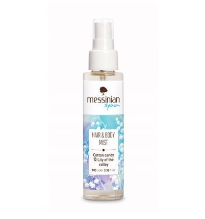 Messinian Spa Hair & Body Mist Cotton Candy & Lilly Of The Valley 100ml