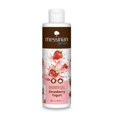 Messinian Spa Shower Gel Strawberry Yogurt Αφρόλουτρο 300ml