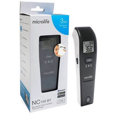 Microlife NC 150 BT Ψηφιακό Θερμόμετρο Μετώπου με Υπέρυθρες - Μαύρο