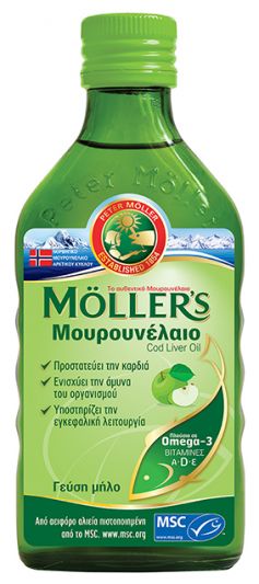 Moller's Μουρουνέλαιο Μήλο 250ml