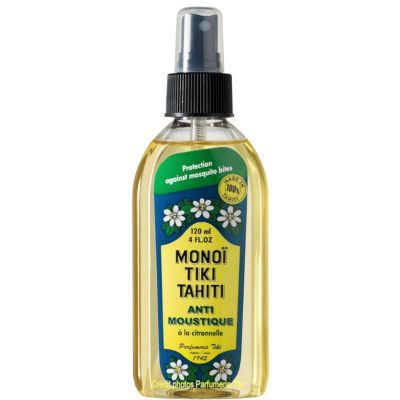 Monoi Tiki Anti-Mosquitoes Lemongrass and Essential oils Αντικουνουπικό λάδι με άρωμα Λεμονόχορτο, 120ml