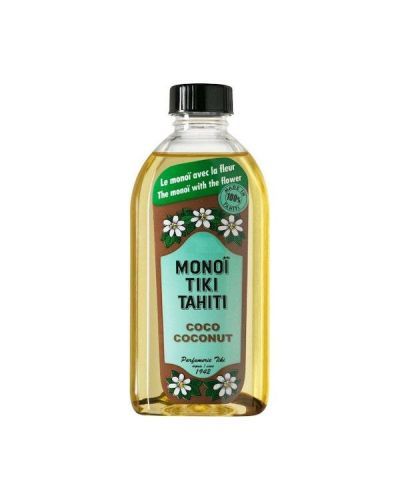 Monoi Tiki Coconut in glass bottle Λάδι Περιποίησης Προσώπου-Σώματος, σε γυάλινο μπουκάλι, με άρωμα Καρύδα, 100ml
