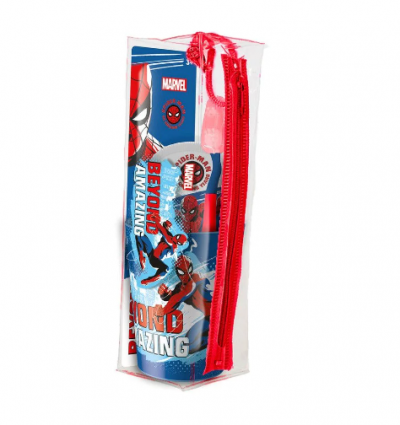 Mr.White Spider Man Παιδικό Σετ Οδοντόβουρτσα, Οδοντόκρεμα, Ποτήρι & Τσαντάκι, 75ml