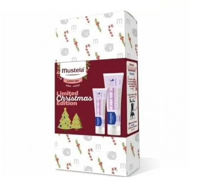 Mustela Christmas Edition Vitamin Barrier Cream 1-2-3 Καθημερινή Κρέμα για την Αλλαγή της Πάνας 100ml & 50ml ΔΩΡΟ