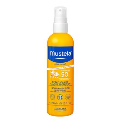 Mustela Very High Protection Sun Spray SPF50+ Βρεφικό & Παιδικό Αντηλιακό Σώματος & Προσώπου 200ml