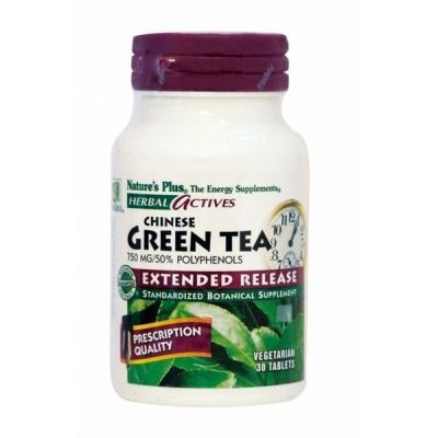 Nature's Plus Green Tea Extended Release 750mg 30 Ταμπλέτες
