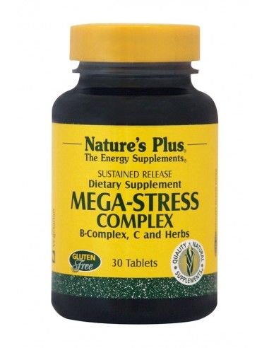Natures Plus Mega-Stress Complex Φόρμουλα κατά του άγχους 30 ταμπλέτες