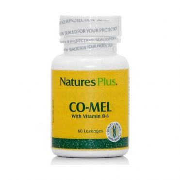 Natures Plus Co-Mel Συμπλήρωμα Μελατονίνης με Βιταμίνη B6 60 Παστίλιες