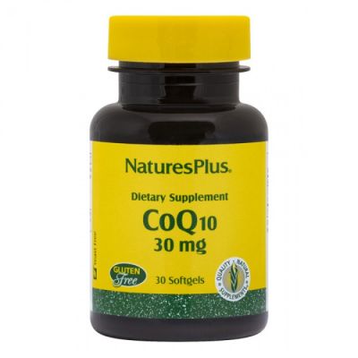 Natures Plus Coenzyme Q10 30mg, 30 Μαλακές Κάψουλες