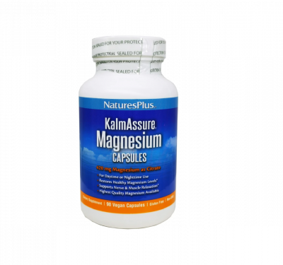 Natures Plus KalmAssure Magnesium - Μαγνήσιο Κιτρικό 420mg, 90 Φυτικές Κάψουλες