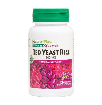 Natures Plus Red Yeast Rice 600mg 60 Φυτικές Κάψουλες
