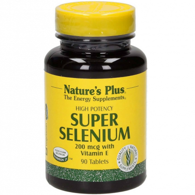 Natures Plus Super Selenium Σελήνιο 200mcg 90 ταμπλέτες