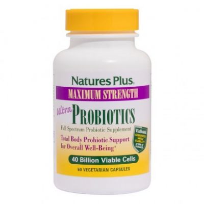 Natures Plus Ultra Probiotics 60 Φυτικές Κάψουλες