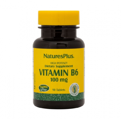 Natures Plus Vitamin B6 100mg 90 Ταμπλέτες