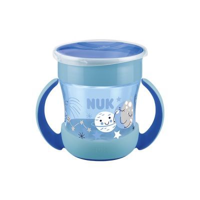 Nuk Mini Magic Cup Night - Λάμπει Στο Σκοτάδι Μπλε 6m+ 160ml