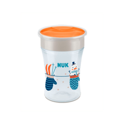 Nuk Magic Cup Snow Limited Edition Κύπελλο 8m+, Πορτοκαλί, 230ml