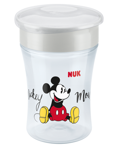Nuk Magic Cup Mickey Εκπαιδευτικό Ποτηράκι με Καινοτόμο Χείλος & Προστατευτικό Καπάκι 8M+, 230ml