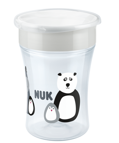 Nuk Monochrome Animals Magic Cup Άσπρο 230ml