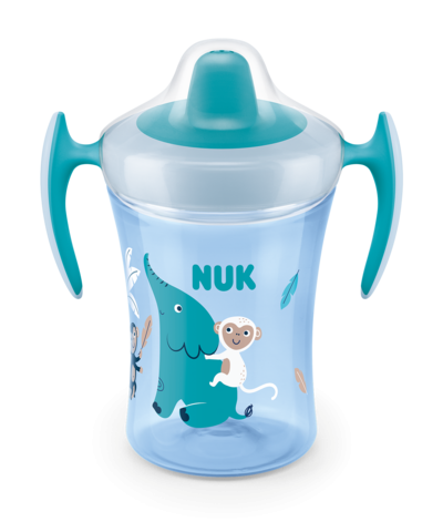 Nuk Trainer Cup 6m+ Εκπαιδευτικό Ποτηράκι με Ρύγχος Μπλε 230ml