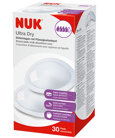 Nuk Ultra Dry Comfort Επιθέματα Στήθους 30 τμχ