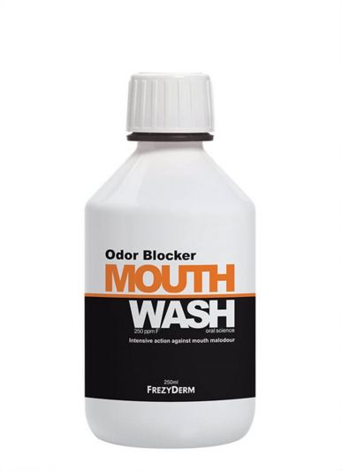 Frezyderm Odor Blocker Mouthwash Στοματικό Διάλυμα Για Τη Δυσάρεστη Αναπνοή 250ml