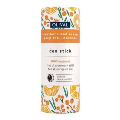 Olival Organic Buckthorn And Orange Deo Stick Βιολογικό Αποσμητικό με Ιπποφαές & Πορτοκάλι 40gr