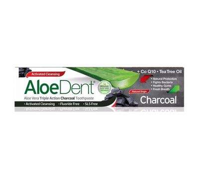 Optima AloeDent® Triple Action Charcoal Toothpaste 100ml
