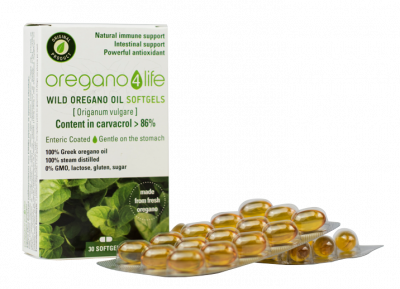 Oregano 4 Life Wild Oregano Oil 30 Mαλακές Kάψουλες