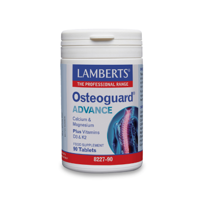 Lamberts Osteoguard Advance με Ασβέστιο,Μαγνήσιο,Βιταμίνες D3 και K2 90 Ταμπλέτες