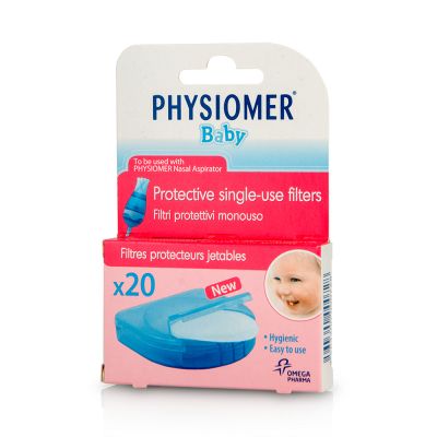 Physiomer Baby Προστατευτικά Φίλτρα Ρινικού Αποφρακτήρα 20τεμ.