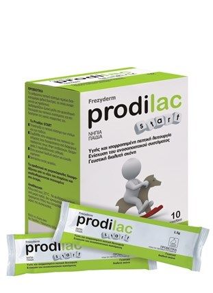 Frezyderm Prodilac Start, Προβιοτικό Για Βρέφη, Νήπια και Παιδιά έως 2 Ετών, 10 Φακελάκια
