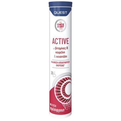 Quest Active One A Day (Γκρέιπφρουτ) 20 Αναβράζοντα Δισκία