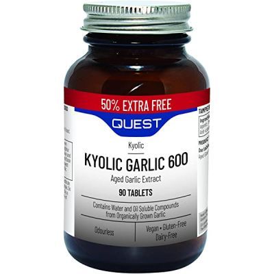 Quest Kyolic Garlic 600 Aged Garlic Extract Συμπλήρωμα Διατροφής από Σκόρδο 60+30 Ταμπλέτες