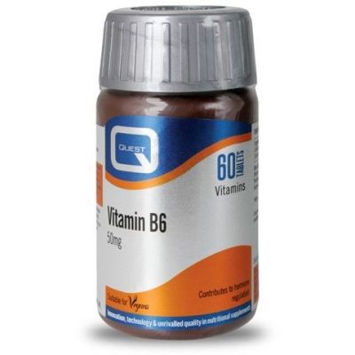 Quest Vitamin B6 50mg 60 Ταμπλέτες