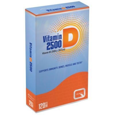 Quest Vitamin D3 2500IU 120 Ταμπλέτες
