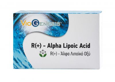 Viogenesis R(+) Alpha Lipoic Acid Συμπλήρωμα Διατροφής με Ισχυρή Αντιοξειδωτική Δράση 60 Κάψουλες