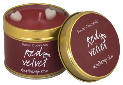 Bomb Cosmetics Red Velvet Tinned Handmade Candle 1τμχ 243g