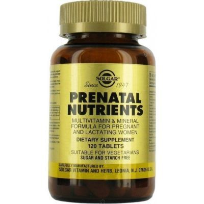Solgar Prenatal Nutrients 120 Ταμπλέτες