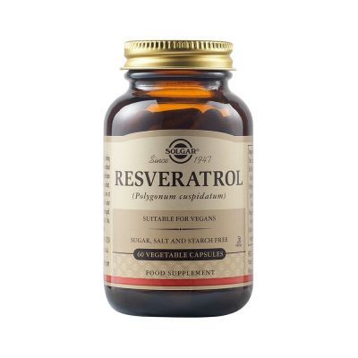 Solgar Resveratrol 100mg 60 Φυτικές Κάψουλες