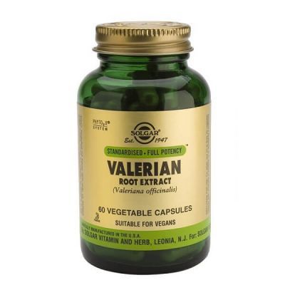 Solgar Valeriana Root Extract (Βαλεριάνα), 60 Φυτικές Κάψουλες