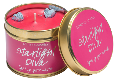 Bomb Cosmetics Starlight Diva Tinned Handmade Candle 1τμχ 243g