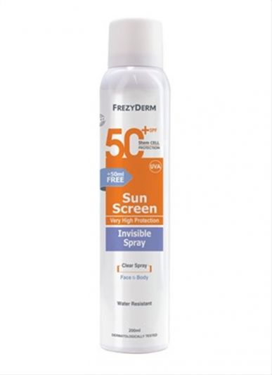 Frezyderm Sun Screen Invisible Spray SPF50 200ml