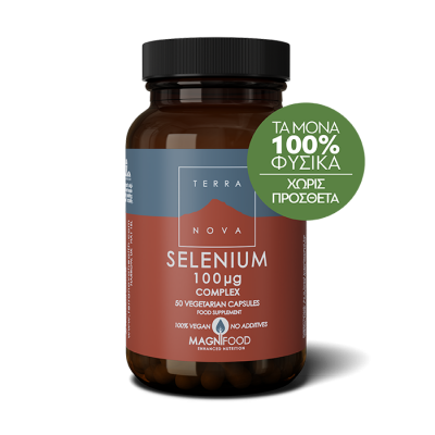 Terranova Selenium 100μg Complex 50 Φυτικές Κάψουλες