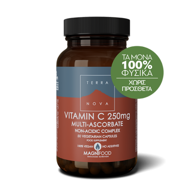 Terranova Vitamin C 250mg Complex 50 Φυτικές Κάψουλες