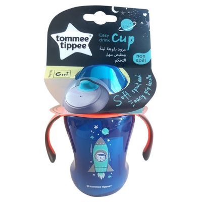 Tommee Tippee Κύπελλο με Λαβές - Μαλακό Στόμιο & Καπάκι 6m+ 230ml