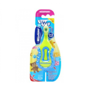 Tommee Tippee Παιδική Οδοντόβουρτσα Soft Λαχανί-Μπλε (0-2 ετών), 1τμχ