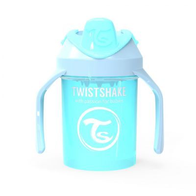Twistshake Κύπελλο Mini Cup 4+Μηνών Pastel Blue Με Μίξερ Φρούτων 230ml