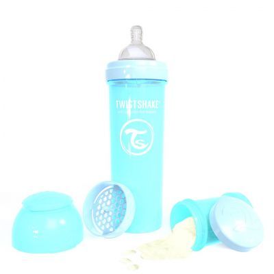 Twistshake Μπιμπερό Κατά Των Κολικών Pastel Blue 4+ Μηνών, 330ml