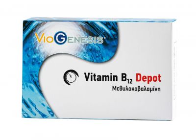 Viogenesis Βιταμίνη B12 1000μg Depot 30 Δισκία